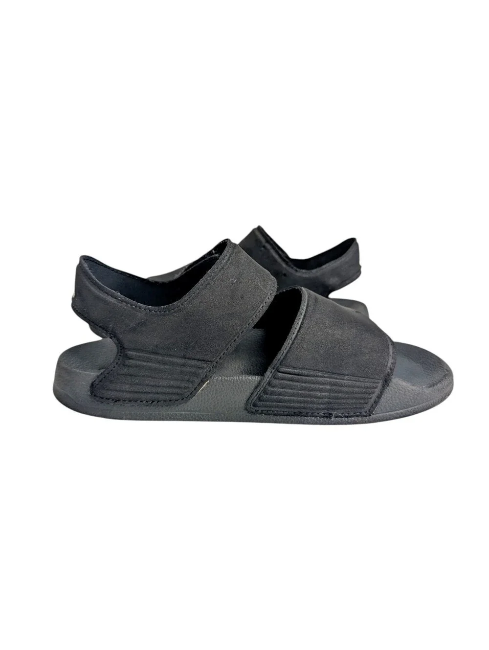 Adidas Kids Comfort Adjustable Slide Sandals  | Black White | Size 2
